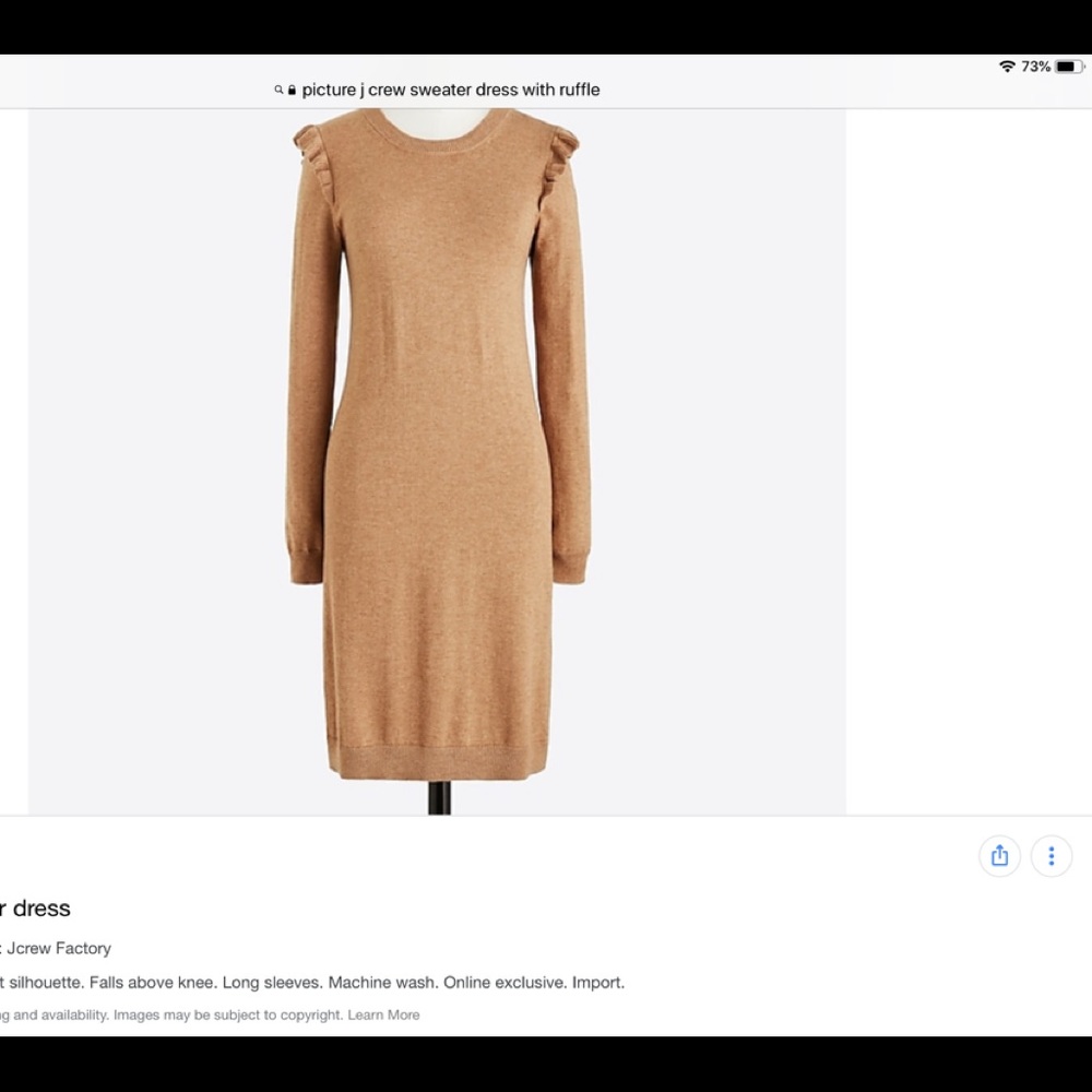 J. CREW Factory Sweater dress NWT